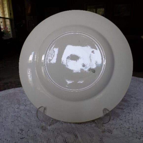 Rare - Vintage mid-1930s Yellow Clarice Cliff Plate - Newport Pottery CO England - Picture 7 of 7